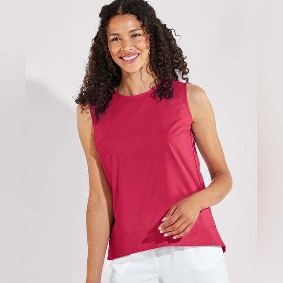 Coolibar St. Tropez Swing Tank top UPF50+ sun protection relaxed fit cooling - Picture 5 of 6